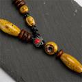 Heaert Sharp Ceramics Bead Necklace Chinese Style Tassel Necklaces Vintage Ceramic Beads Women Necklaces Iy268. 