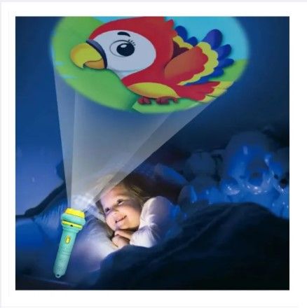 Kids Cartoon Projection Flashlight Toy | Educational Story Torch Light ...