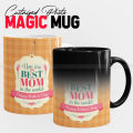 Customized / Personalized Photo Magic Mug - Customized Magic Mug With Your Picture, Logo, Text, or Any Other Design - Customized Photo Mug With Your Design Printing - Best Dad, Best Mom, Birthday Gift, Anniversary Gift - Best Gift For Your Loved Ones. 