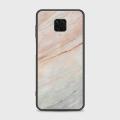 Xiaomi Redmi Note 9S Cover - SkinLee HQ Infinity Glass Case (Soft) - Smoked Coral Marble - SKINLEE-345-1-890-498. 
