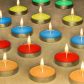 Pack of 10 Perfumed Candles Smokeless Tea Light Scented Candle for Home Party Wedding Decoration. 