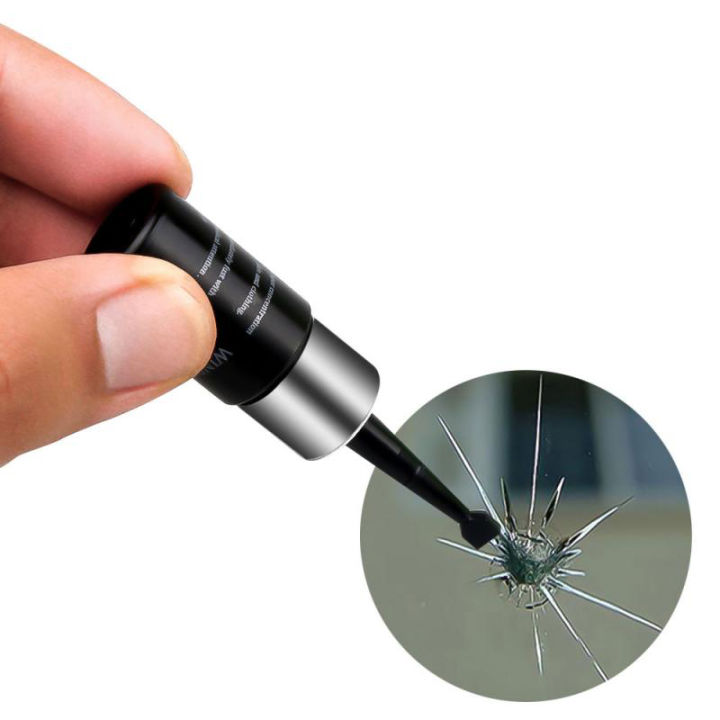 Cracked Glass Repair Kit Windshield Nano Repair Liquid Scratch Crack Restore Lonni