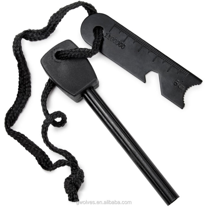 Flint Rod Fire Starter for Camping, Hiking and Travel