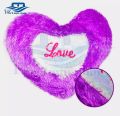 Heart Furr Cushion Cover Without Filling - HZ EMPORIUM. 