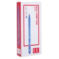 Deli - EQ00130- Ball Point Pen Spring (Tip 0.7mm)(12PCS/Box) - Blue. 