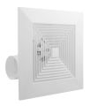 Rico Innovative 10" Falsee Ceiling Duct Exhaust Fan - 100% Copper Winding. 