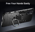 iCaseCover for OPPO A76 4G / OPPO A96 4G Hard Case Shockproof Car Magnetic Stand Holder Back Cover. 