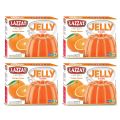 Lazzat Crystal Jelly Orange 75gm - Pack of 4. 