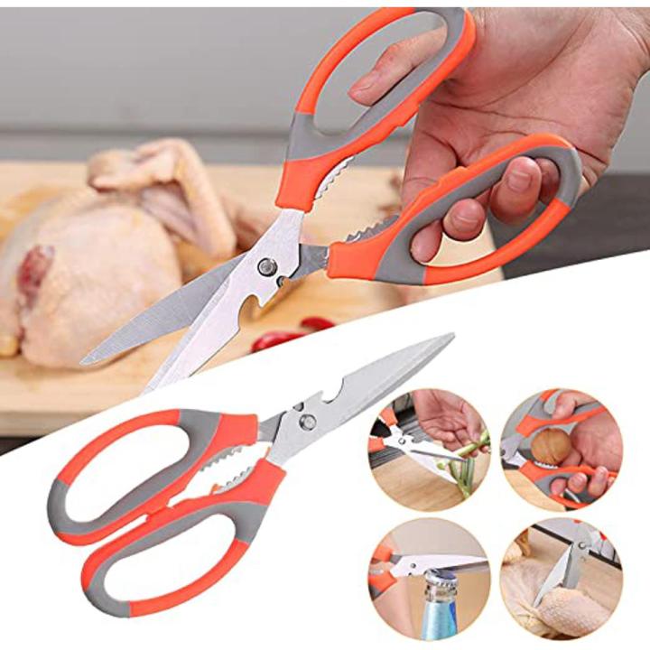 Kitchen Shears Premium Heavy Duty Ultra Sharp Stainless Steel Multi Function Kitchen Scissors for Chicken