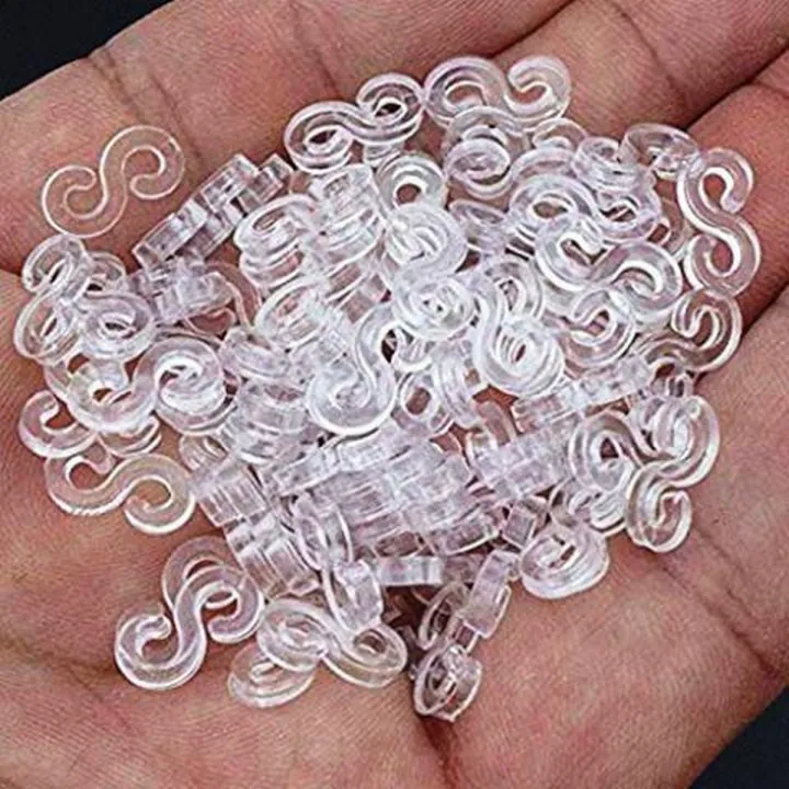 S-CLIPS FOR LOOM RUBBER BAND (100 PCS)