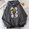 Thick fashion streetwear Sakura Ajima Mai gangster girl printing mens hoodies warm comfortable MEN'S hoody oversized casual hooded. 