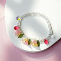 Popular Women Flower Bead Bracelet Female INS Temperament All Match Flower Bracelet Girl Bracelet Jewelry Gift New. 