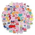 Hot Peppa Pig Children's Play House Toys Anime Themed Birthday Gifts for a Family of Four and Friends Dolls Boys and Girls. 