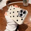 Sangzhi Same Style Polka Dot Apple 14 Phone case iphone13promax1211 Anti-Fall xs/xr All Inclusive 7/8p. 