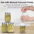 Mason Jar Vacuum Sealer Canning Sealer with Vacuum Pump for Regular-Mouth and Wide-Mouth Mason Jars. 