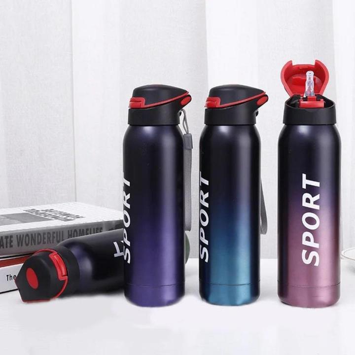Stainless Steel Water Bottle Vacuum Flask 500ml Double Layer Insulation Vacuum Flask - Half Litre Hot and Cold
