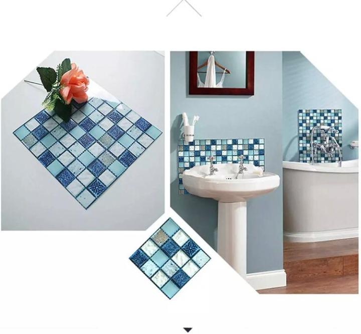 10%20pcs%20Mosaic%20Tile%20Stickers%20Waterproof%20Kitchen%20Bathroom%20Wall%20Decal%2010X10cm%20-%20Image%202
