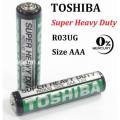 AAA battery Toshiba, Pencil cell, Remote cell 1.5V pack of 4. 