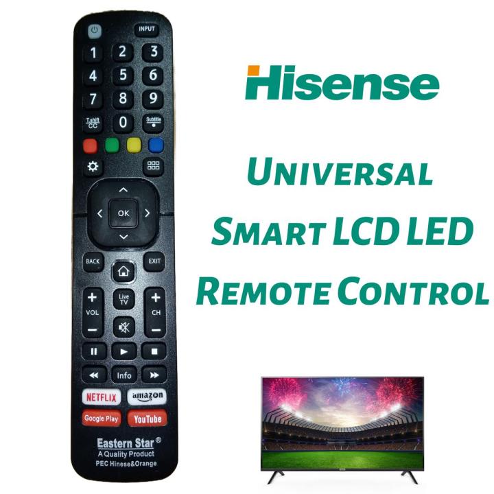 Hisense Smart LCD LED TV Universal Remote Control