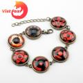 Vist Fox Anime Bracelet Extension Chain Naruto Sharingan Eye Anime Bracelet Fashion Accessories. 