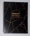 Spiral Notebook - College Aesthetic Notebook - Size: A4. 