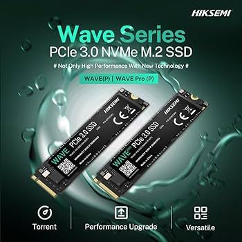 Hiksemi Wave Pro NVME 3500 Series 128GB - 256 GB - 512GB SSD WITH ONE YEAR WARRANTY