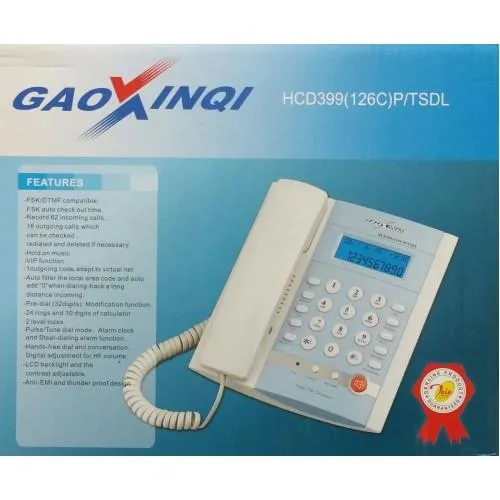 GAOXINQI%20Telephone%20Set%20%E2%80%93%20HCD399(126)%20Landline%20Phones%20LCD%20display%20%7C%20FSK%20auto%20adjust%20real-time%20features.%20-%20Image%202