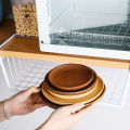 Under Shelf Basket Embedded Thicken Wrought Iron Table Cabinet Hanging Shelf for Bedroom. 