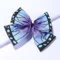 Anime Demon Slayer Cosplay Bow Hair Clips Accessories Shinobu Nezuko Tanjirou Headwear for Women Girls. 