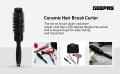 Geepas 4 In 1 Hair Dressing Set | 2000W Portable Hair Dryer, Straightener, Curler with Eva Bag  Ideal for Styling All Hairs, 2 years Warranty. 