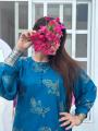 Stylish Collection Stitched Sparrow Print 2Pc Dress For Women - Dress For Girls - Dress For Women - Stitched Suit for Girls - Stitched Suit For Women. 