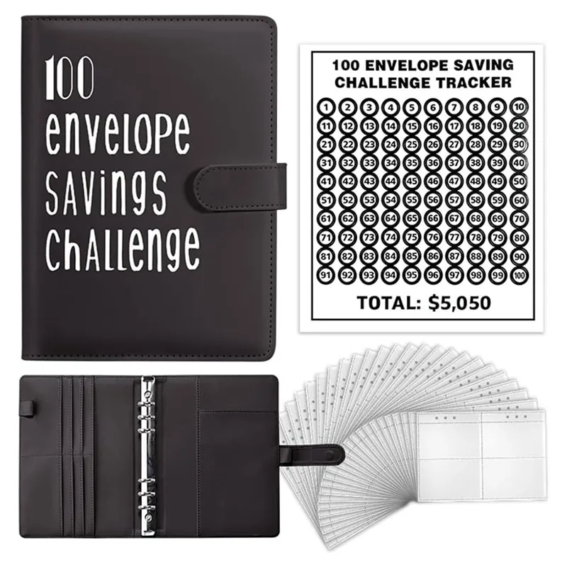 Lot De 100 Enveloppes Money Saving Challenge