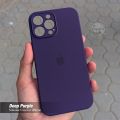 iPhone 12 Pro Max Deep Purple Silicone Case. 