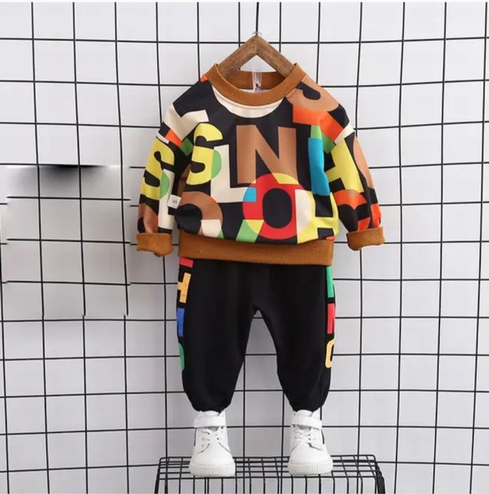 Swetshirt And Pajama / Trouser For Kids Baby Boys And Baby Girls Imported Comfy Winter Warm Top Clothes Set's Dresses Outfit