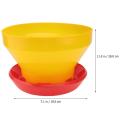 5 Pcs. (Pack of 5) 8 KG - Poultry Feeder Automatic Fodder Pot Bucket Duckling Feeder. 