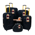 Compact 5-Piece Trolley Suitcase Set with Versatile Color Options. 