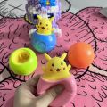 Pop up Funny Pokemon Block Squeeze Anti-stress Toy Hide and Seek Figures Stress Relief Fidget Toys for Kids Adult. 