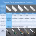 One-Cord Channel Cable Concealer - CMC-03 Cord Cover Wall Cable Management System - 125 Inch Cable Hider Raceway Kit. 