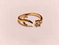Stainless Steel Rings For Women Gold Color Engagement Wedding Party Ring Female Finger Jewelry Gift Free. 