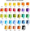 Superior 33 Colors Pigment Paints Set Premium Solid Watercolor With Water brush For Drawing Painting Art Supplies. 