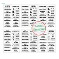 Pantry Label Stickers Waterproof Food Stickers for Kitchen Organization and Storage. 