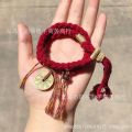 bracelet for girls Niche original design [Lan Wu] new Chinese style bracelet mountain ghost spending money double-layer bracelet women's light luxury high-end. 