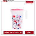 Maxware Hosuehold Treat Jug 2000 ml, Plastic Water Jug, Water Jug for Kitchen. 
