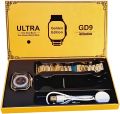 GD9Ultra Smartwatch Gold Edition Double Strap, Big 2.02 Display, Wireless Charging | Bhao Online Shopping Store. 