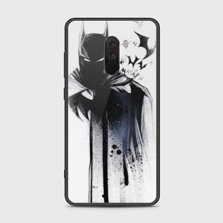 Xiaomi Pocophone F1 Cover - SkinLee HQ Infinity Glass Case (Soft) - Batman - SKINLEE-531-1-883-223