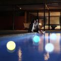 1pc Floating Pool Light Color-changing LED Pool Ball Lights Bath toy for Outdoor Garden Swimming Garden Party Decoration #YJ-A. 