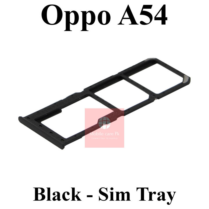 Oppo%20A54%20SIM%20Tray%20Sim%20Jacket%20Sim%20Slot%20Sim%20Door%20For%20Oppo%20A54%20-%20Black%20-%20Image%202