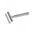 Double Edge Heavy Duty Safety Razor - Silver. 