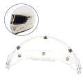 Motorcycle Helmet Bubble Visor With Bracket 3 Buttons Helmets Uv Protection Shield High Strength Motorbike Helmets Accessories. 
