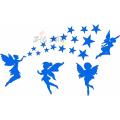Fairy Nursery Girl Room Decoration - Fairy Princess Wall Decor Wall Art. 